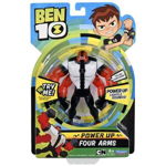 Figurina BEN 10 Deluxe Edition Patru Brate 76600, 4 ani+, alb-negru