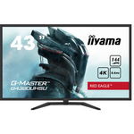 Monitor LED IIyama Gaming Red Eagle G-MASTER G4380UHSU-B1 42.5 inch UHD VA 0.4 ms 144 Hz HDR FreeSync Premium, IIyama
