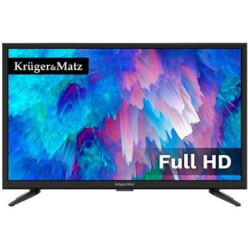 Televizor Full HD Kruger&Matz 22 inch, DVB-T2, KM0222FHD-F12, Clasa A