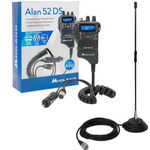 Kit Statie radio CB Midland Alan 52 DS + Antena PNI Extra 40 cu magnet