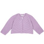 Cardigan copii Chicco, tricotat, lila, 96787, Roz