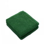 Set 2 prosoape de fata bumbac 100%, 600gsm, Somnart, 50x90cm, verde