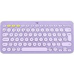 Tastatura Wireless Logitech K380, Bluetooth, Layout US, Violet