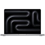 Laptop APPLE MacBook Pro 14 mr7k3ro/a, Apple M3, 14.2" Liquid Retina XDR, 8GB, SSD 1TB, 10-core GPU, macOS Sonoma, Silver - Tastatura layout INT
