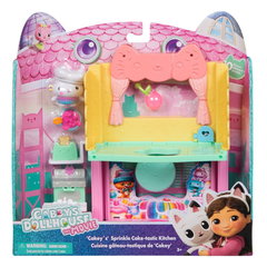 Gabbys Dollhouse Filmul Camere Pentru Casa De Papusi A Lui Gabby Bucatarie Cu Figurine Si Accesorii, Spin Master