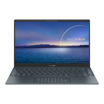 Laptop ultraportabil ASUS ZenBook 13 UX325J cu procesor Intel® Core™ i5-1035G1, OLED, 13.3", Full HD, 8GB, 512GB SSD, Intel Iris Xᵉ Graphics, Windows 10 Home, Layout IT, Pine Grey