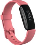 Bratara fitness Fitbit Inspire 2, Bluetooth, Rezistenta la apa (Roz/Negru)