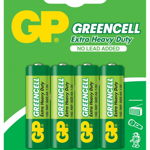 Baterie GP Batteries, Greencell AA (LR6) 1.5V carbon zinc, shrink 4 buc
