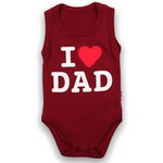 Body-maiou, I Love DAD, din bumbac COD 1770, 