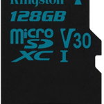 Card de memorie Kingston Micro-SDXC, 128 GB, UHS-I U3