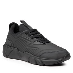 Calvin Klein Sneakers Low Top Lace Up Lth HM0HM00317 Negru Calvin Klein Sneakers Low Top Lace Up Lth HM0HM00317 Negru