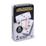 Joc Domino 6 culori pentru copii si familie in cutie de metal 6033156