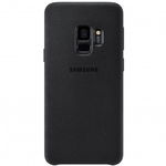 Capac Protectie Spate Samsung Alcantara Cover Pentru Samsung Galaxy S9 - Negru, Samsung