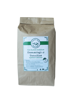 Ceai de plante medicinale Dermatologic si Detoxifiant, 200g, Apuseni Plant, PLANTECO