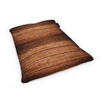 Fotoliu units puf bean bag tip perna, impermeabil, indoor/outdoor, sac interior, 115 x 150 x 25 cm, lemn maro inchis