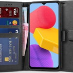 Husa Tech-Protect Wallet Wallet pentru Samsung Galaxy M13 Negru, Tech-Protect