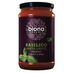 Sos basilico cu busuioc bio 350g, Biona