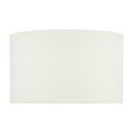 Abajur Esarosa White Linen Drum Shade 37cm, dar lighting group