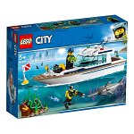 LEGO - Set de constructie Iaht pentru scufundari , ® City, Multicolor