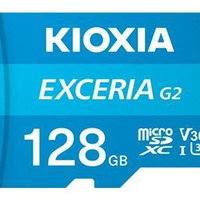 Card de memorie Kioxia Exceria G2, 128GB, microSDXC, UHS-I U3, V30, Kioxia Card de memorie Kioxia Exceria G2, 128GB, microSDXC, UHS-I U3, V30, Kioxia