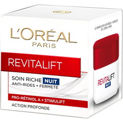 Crema antirid de noapte Revitalift Hydrating, 50 ml, Loreal