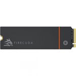 SSD Seagate FIRECUDA 530, 500GB, M.2-2280 with heatsink, PCIe Gen4 x4 NVMe 1.4, R/W speed: up to 7300/3000MB/s, Seagate