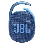 Boxa portabila JBL Clip 4 Eco, Bluetooth, IP67, 10H, Albastru, JBL