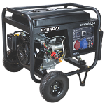 Generator curent electric Hyundai Full Power HY10000LE, 8,8/7 kW, 1 x 220 + 1 x 380, capacitate rezervor 25 l, Hyundai