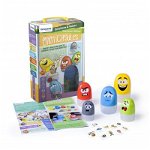 Joc educativ Cutiutele cu Sentimente Miniland, 6 capsule, 10 carti, 2 ani+, Miniland