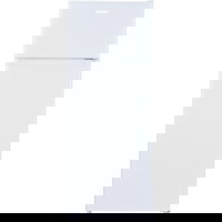 Frigider Heinner HF-H2206F+, 206 L, Clasa F, Termostat ajustabil, Iluminare LED, 143 cm, Alb