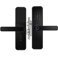 Yala Smart wireless Mentor SY010 WiFi 5in1 Aplicatie Amprenta Parola Card Cheie cu broasca pentru usi din lemn metal