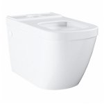 Vas WC Grohe Euro Ceramic, montare pe podea, evacuare orizontala/verticala, Triple Vortex, alb - 39338000, Grohe