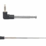 Antena radio telefon, pliabila, jack: 3,5mm, 25 x 3cm, negru/argintiu, Pro Cart