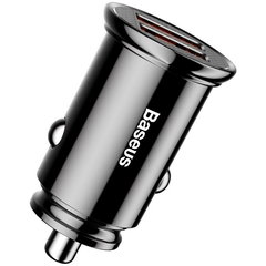 Incarcator auto Baseus CCALL-YD01, 2x USB, Quick Charge 30W, Black
