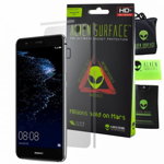 Folie Alien Surface HD, Huawei P10 Lite, protectie spate, laterale + Alien Fiber cadou, Alien Surface