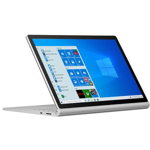 Laptop 2 in 1 MICROSOFT Surface Book 3, Intel Core i7-1065G7 pana la 3.9GHz, 13.5" Touch, 32GB, SSD 512GB, NVIDIA GeForce GTX 1650 Max-Q Design 4GB, Windows 10 Pro, Platinum