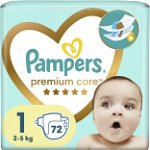 Pampers Pieluszki Premium Care 1, 2-5 kg, 72 szt., Pampers