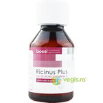 Ricinus Plus Ulei de Ricin cu Vitamina A pentru Par si Gene 80g, BIOEEL