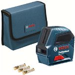 Bosch - GLL 2-10 - Nivela laser cu linii, 10 m, +/-0.3 mm/m, 2 linii laser, fascicul rosu, geanta textila, BOSCH