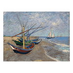 Reproducere tablou Vincent van Gogh - Fishing Boats on the Beach at Les Saintes-Maries-de la Mer, 40x30 cm, Fedkolor