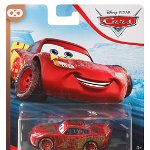 Masinuta - Disney Cars - Muddy Rust-Eze Racing Center Lightning McQueen | Mattel, Mattel