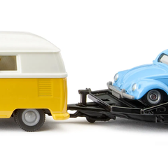 Siku Vw T1 With Trailer And Vw Beetle (313-2567)