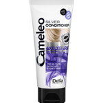 Delia Cosmetics Cameleo Silver Balsam pentru părul blong și gri neutralizeaza tonurile de galben 200 ml, Delia Cosmetics