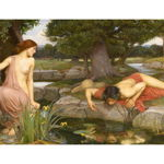 Puzzle D-Toys - John William Waterhouse: Echo and Narcissus, 1.000 piese (Dtoys-72757-WA02-(75048)), D-Toys