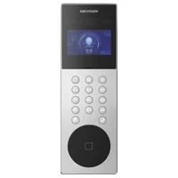 Post Exterior Videointerfon IP DS-KD9203-ME6 Recunoastere Faciala, Hikvision