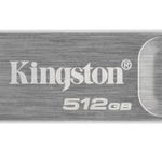 Memorie USB Kingston Technology, 512GB, USB 3.2, Argintiu, 120x120x25mm