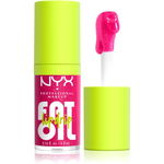 NYX Professional Makeup Fat Oil Lip Drip ulei pentru buze culoare 03 Supermodel 4,8 ml, NYX Professional Makeup