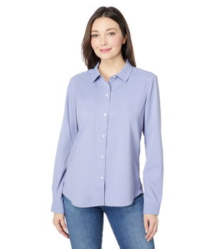 Imbracaminte Femei Cutter  Buck Versatech Geo Dobby Stretch Long Sleeve Shirt Hyacinth, Cutter & Buck