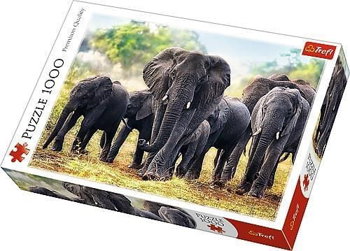 Puzzle Trefl, Elefanti Africani, 1000 piese, Trefl