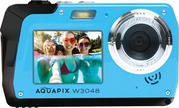 Camera Foto Subacvatica EasyPix W3048 Edge, Albastru, EasyPix